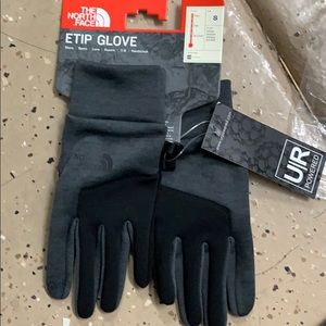north face etip gloves women's small